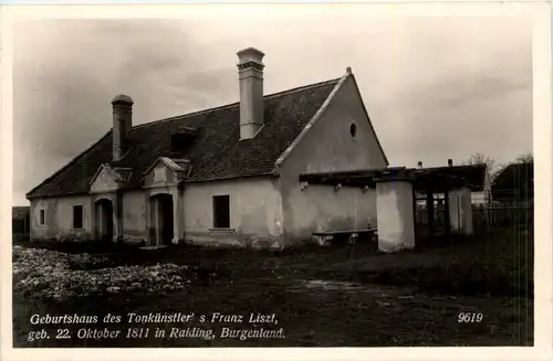 Sonstige/Burgenland - Geburtshaus des Tonkünstlers Franz Liszt, in Raiding -312090