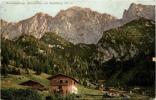 Kufstein/Tirol und rundherum - Kaisergebirge, Kaindlhütte am Steinberg -312316