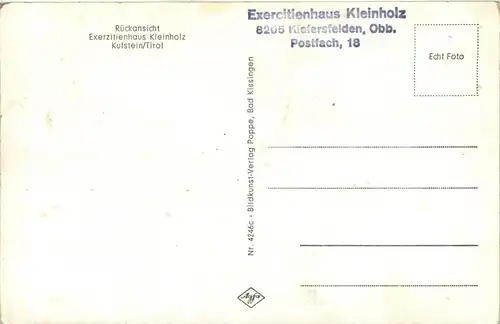 Kufstein und rundherum/Tirol - Rückansicht Exerzitienhaus Kleinholz, Kufstein -312204