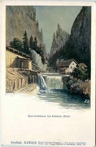 Kufstein/Tirol und rundherum - Sparchenklamm bei Kufstein -312452