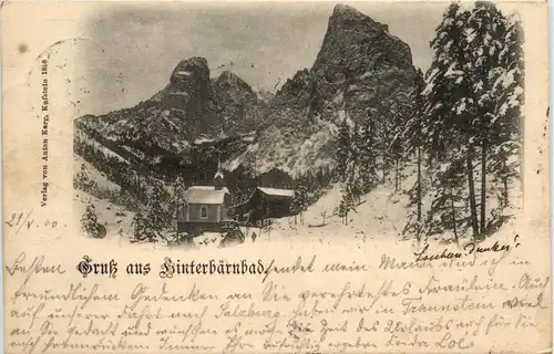 Kufstein/Tirol und rundherum - Gruss aus Hinterbärnbad -312436