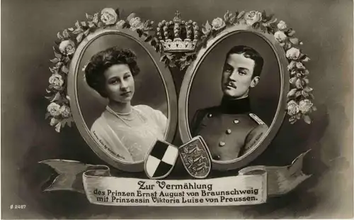 Zur Vermählung Prinz August von Braunschweig -245364