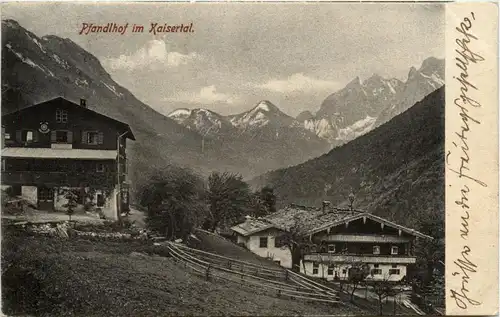 Kufstein/Tirol und rundherum - Pfandlhof im Kaisertal -312444