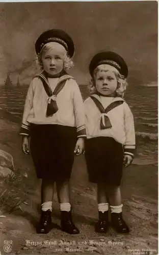 Prinz Ernst August und Herzog Georg von Braunschweig -245448