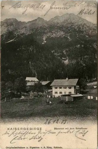 Kufstein/Tirol und rundherum - Bärnstatt mit dem Scheffauer -312672