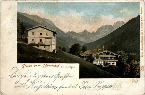 Kufstein/Tirol und rundherum - Gruss vom Pfandlhof bei Kufstein -312524