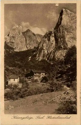 Kufstein/Tirol und rundherum - Hinterbärenbad, Kaisergebirge -312616