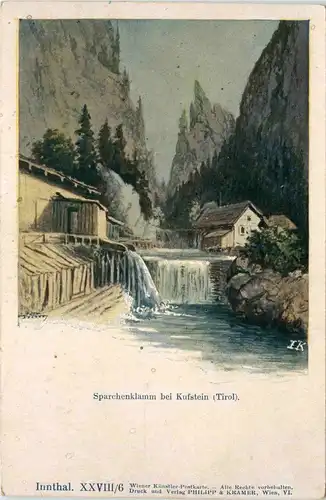 Kufstein/Tirol und rundherum - Sparchenklamm bei Kufstein -312564