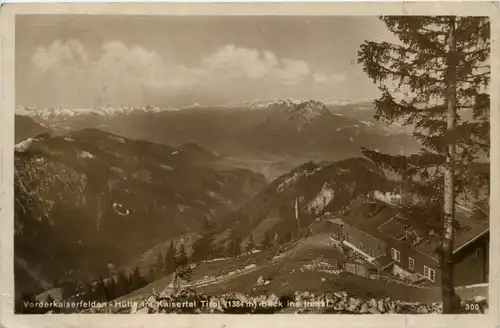 Kufstein/Tirol und rundherum - Vorderkaiserfelden mit Blick ins Inntal -312624