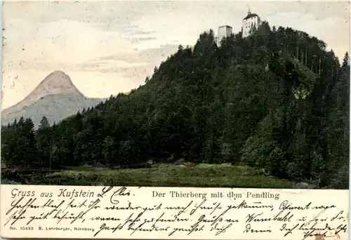 Kufstein/Tirol und rundherum - Der Thierberg mit dem Pendling -312346