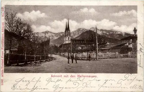 Admont/Steiermark - Admont mit den Hallermauern -312762