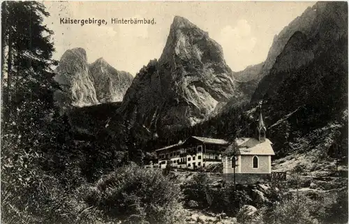 Kufstein/Tirol und rundherum - Kaisergebirge, Hinterbärenbad -312474