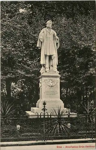 Graz/Steiermark - Graz, Anastasius-Grün-Denkmal -313498