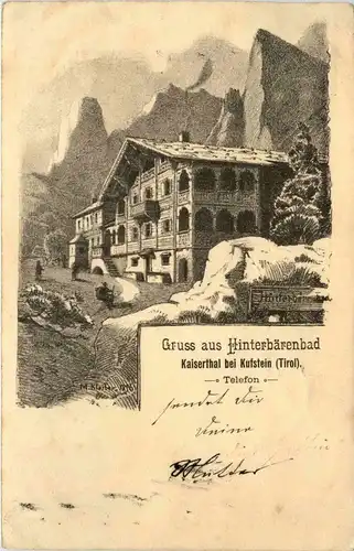Sonstige/Tirol - Gruss aus Hinterbärenbad, Kaisertal bei Kufstein -313404