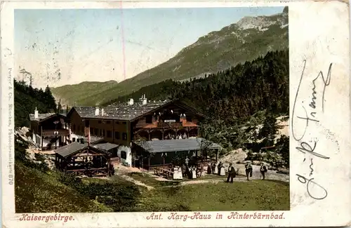 Kaisergebirge, Ant. Karg-Haus in Hinterbärnbad -312514