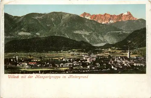 Villach/Kärnten - Villach, mit der Mangartgruppe im Hintergrund -314214