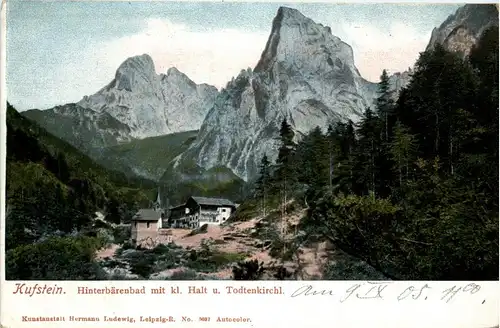 Kufstein/Tirol und rundherum - Hinterbärenbad mit kl. Halt u. Todtenkirchl -312674