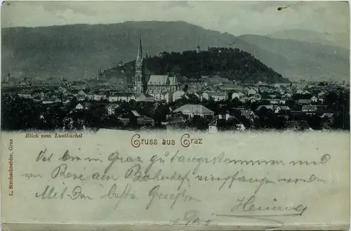 Graz/Steiermark - Graz, Blick vom Lustbüchel -313810