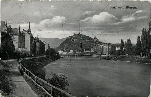 Graz/Steiermark - Graz, vom Murquai -313454