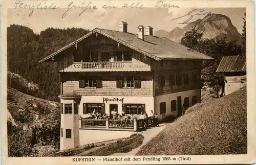 Sonstige/Tirol -Pfandlhof mit dem Pendling bei Kufstein -313248