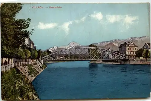 Villach/Kärnten - Villach, Draubrücke -314034