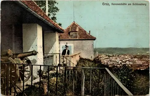 Graz/Steiermark - Graz, Kanonenhütte am Schlossberg -314792