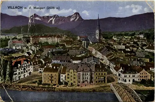 Villach/Kärnten - Villach, mit d. Mangart -314110