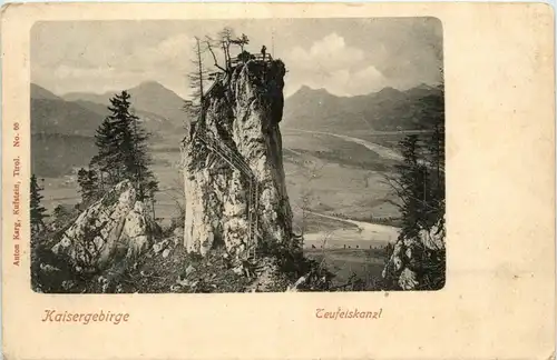 Kufstein und rundherum/Tirol - Kaisergebirge, Teufelskanzl -312170