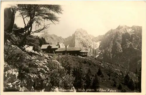 Kufstein und rundherum/Tirol - Vorderkaisertal-Blick gegen Wilden Kaiser -312230