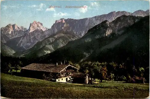 Kufstein/Tirol und rundherum - Kaisertal, Hinterkaiserhof -312294