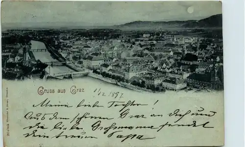 Graz/Steiermark - Graz, Gruss aus Graz -314982