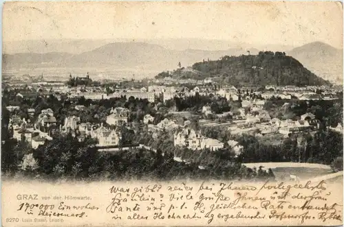 Graz/Steiermark - Graz, von der Hilmwarte -313792