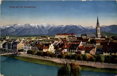 Villach/Kärnten - Villach, mit den Karawanken -314310