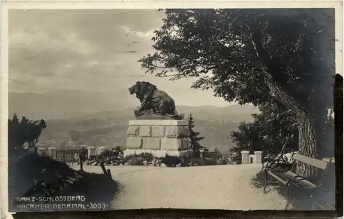 Graz/Steiermark - Graz, Schlossberg - Hackher-Denkmal -313754