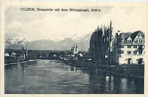 Villach/Kärnten - Villach, Draupartie mit dem Mittagskogel -314122