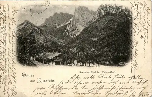 Gruss aus Kufstein, Sechster Hof im Kaisertal -312712