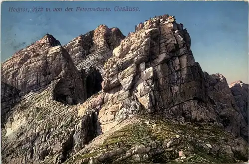 Admont/Steiermark - Admont, Hochtor von der Peternscharte. Gesäuse -314618