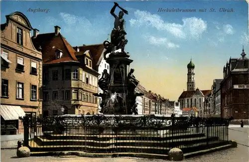 Augsburg - Herkulesbrunnen -258552