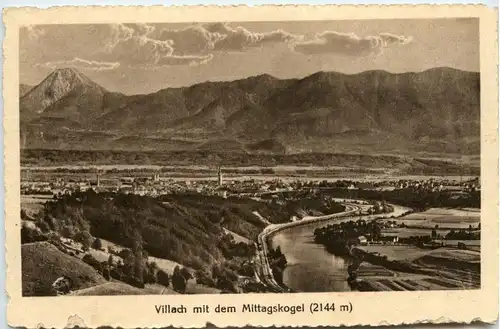 Villach/Kärnten - Villach, mit dem Mittagskogel -314184
