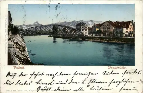 Villach/Kärnten - Villach, Draubrücke -314336