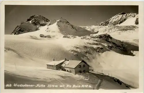 Sonstige Tirol - Wiesbadener-Hütte mit Piz Buin -312926