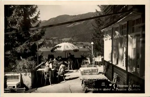 Sonstige Tirol - Thiersee, Ausblick v. Hotel u. Pension Charlotte -312984