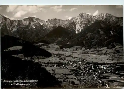 Admont/Steiermark - Admont, mit Schloss Röthelstein u. Hallermauern -314546