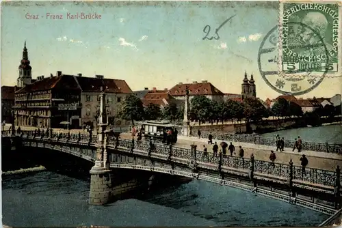 Graz/Steiermark - Graz, Franz Karl-Brücke -314992