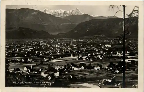 Villach/Kärnten - Villach, Totale mit Mangart -314330