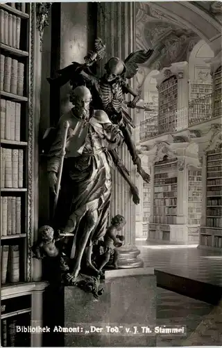 Admont/Steiermark - Admont, Bibliothek : Der Tod v.J.Th. Stammel -314612