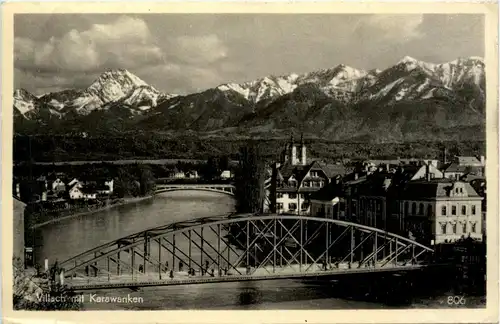 Villach/Kärnten - Villach, mit Karawanken -314392