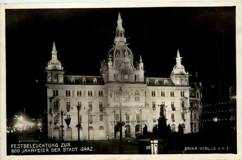 Graz/Steiermark - Graz, 800 Jahr-Feier, Festbeleuchtung -314788