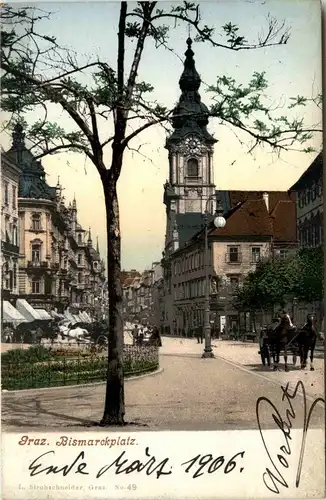 Graz/Steiermark - Graz, Bismarckplatz -314680