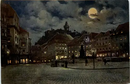 Graz/Steiermark - Graz, bei Nacht -314704